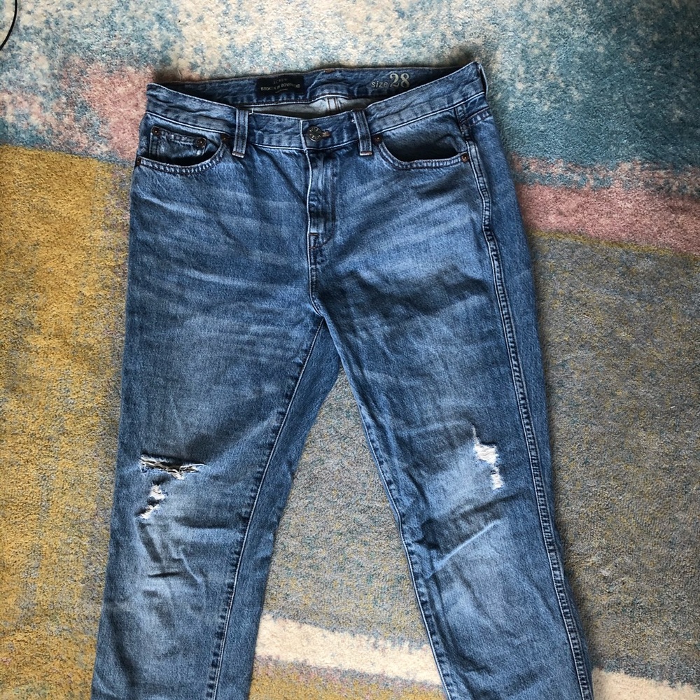 J.Crew Broken in Boyfriend Denim